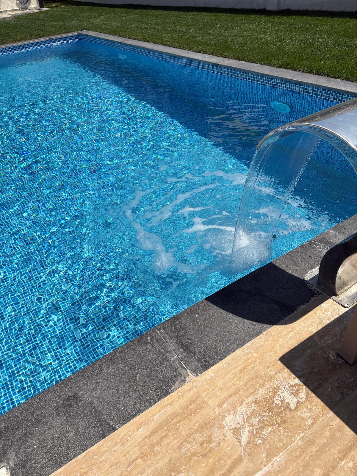 Yeniçiftlik Prestij Yığma Tuğla Skimmer Havuz Projesi
